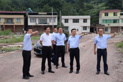 四川路桥党委委员、副董事长胡元华一行赴尊龙中国官网矿产调研指导工作